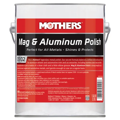 Miniatura 12 de Pulidor Mag & Aluminum Polish 05101 y paquete de telas de microfibra., Pulido
