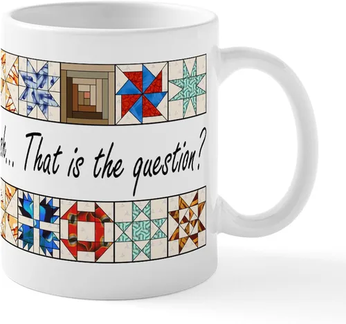 Miniatura 154 de CafePress Ascii - Taza de café de cerámica, taza de té, 11 onzas