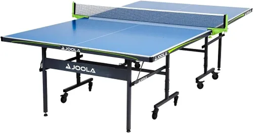 JOOLA - Mesa de tenis de mesa para exteriores - Mesa de conferencia multiusos, mesa de comedor - Aspecto de madera y concreto, incluye set de red y