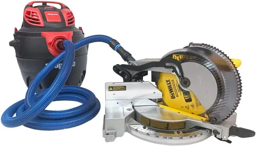 Miniatura 5 de Cen-Tec Systems 94522 Manguera de vacío antiestática húmeda/seca de 30 pies para aspiradoras de tienda con juego de adaptador universal