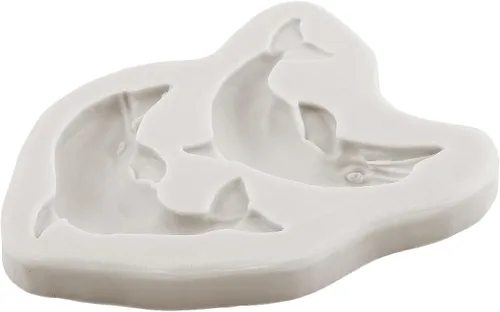 Miniatura 7 de Moldes de silicona para fondant, molde de caramelo de chocolate con delfín para decoración de pasteles, pasta de goma, arcilla polimérica