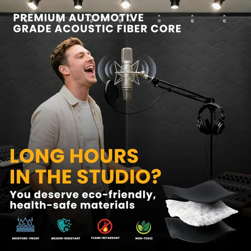 Miniatura 6 de Cortina insonorizada de 48 x 78 pulgadas, manta acústica ligera de grado automotriz con ojales, bucles para colgar y ganchos de pared, bloqueo