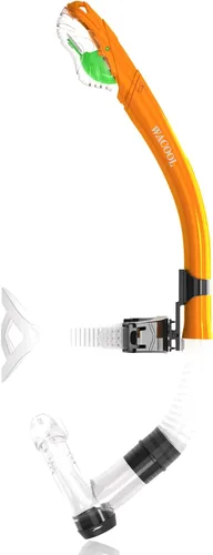 Miniatura 9 de WACOOL Training Headstrap Support Dry Top Snorkel Tube Comfortable Mouthpiece One-Way Purge Valve for Pool Open Water Scuba Lap Swimming Swimmer