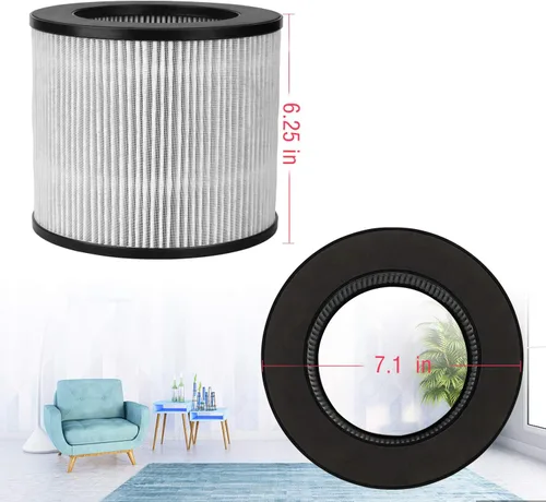 Miniatura 7 de Paquete de 2 filtros de repuesto 2801 compatibles con Bissell 2801, 2780, 2780A, 2780B, 2780P, 27809 filtro de alta eficiencia y carbono MyAir