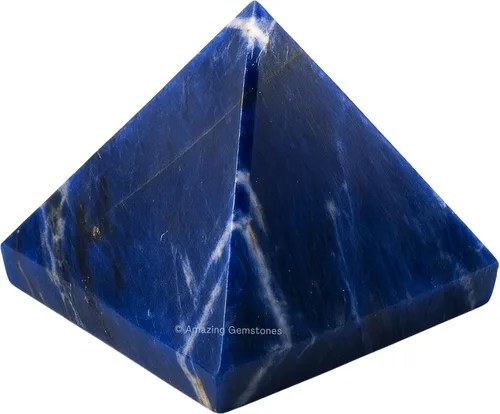 Miniatura 38 de Piedras Curativas de Cristal de Pirámide de Cuarzo Claro de Amazing Gemstone - Figura de Gran Pirámide de 2" de Piedra Natural para Meditación