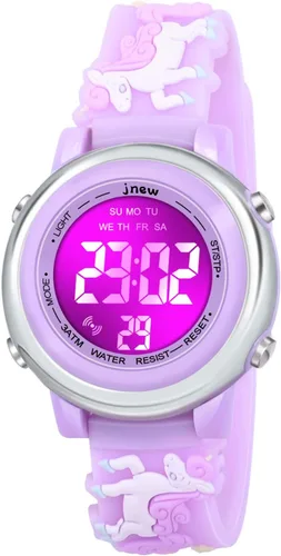 Girls Watches Age 3-10 with Waterproof Alarm - Best Gifts for Girls