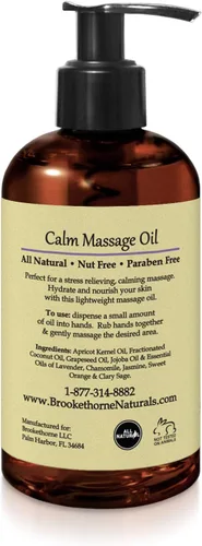 Miniatura 9 de Aceite de masaje calmante para terapia de masaje con aceites esenciales de lavanda y manzanilla para relajar los músculos doloridos Todo natural