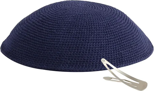 Miniatura 16 de Zion Judaica - Paquetes de Kipá de punto de calidad a granel, Kipppot o Kippas individuales, clips Kipa gratis incluidos
