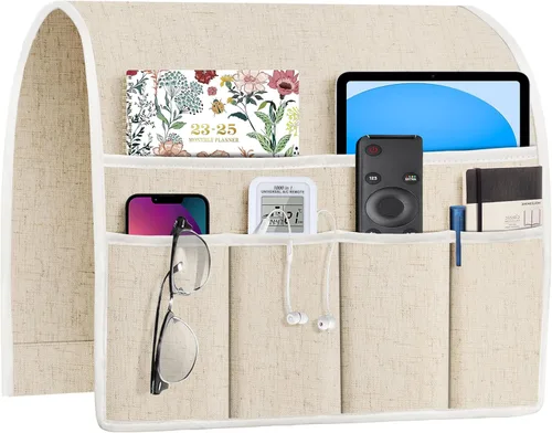 Miniatura 35 de Joywell Organizador de Sillón Reclinable con 6 Bolsillos Caddy de Sillón Soporte de Control Remoto para Sofá Reposabrazos Organizador Antideslizante