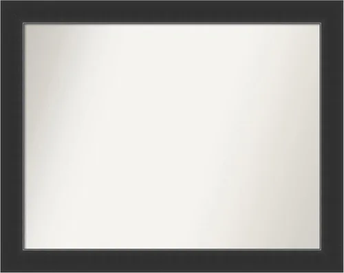 Miniatura 366 de Amanti Art Espejo personalizado, espejo de baño negro Astor, espejo de pared o espejo de tocador de baño sobre el fregadero (25 x 25 pulgadas)