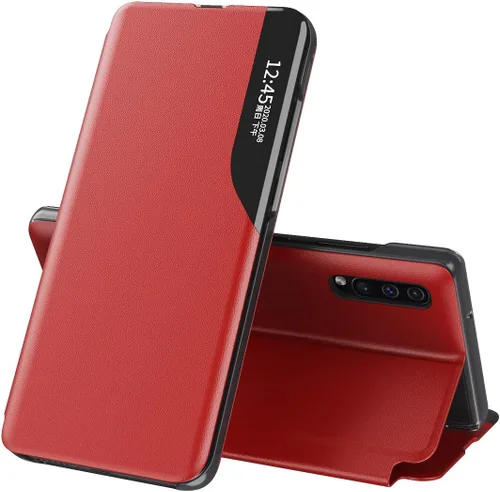 Miniatura 8 de Funda para Samsung Galaxy A71, Galaxy A71 Funda de piel transparente con función atril magnética con función atril, para mujeres y hombres, a prueba