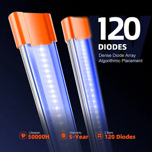 Miniatura 4 de Spider Farmer Luz de cultivo LED UV30 e IR16 mejorada 2025, 365-370 nm UV y luz suplementaria IR de 730-745 nm para plantas de interior, tiendas