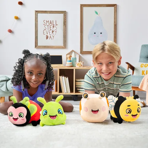 Miniatura 9 de Scentco Snuggle Bugs (Bumble Bee), juguete de peluche con aroma a tarta de merengue de limón, regalos para niños, guía de regalos, aromaterapia