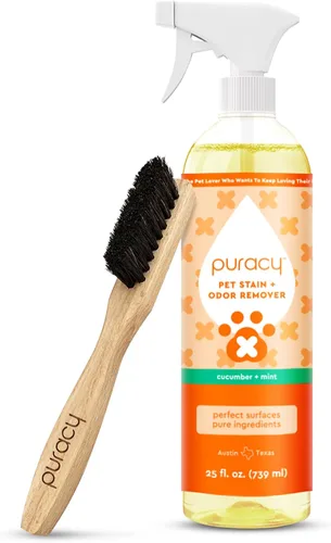 Miniatura 9 de Puracy Eliminador de manchas y olores de mascotas de platino natural, eliminador profesional de olores de orina de mascotas con enzimas naturales