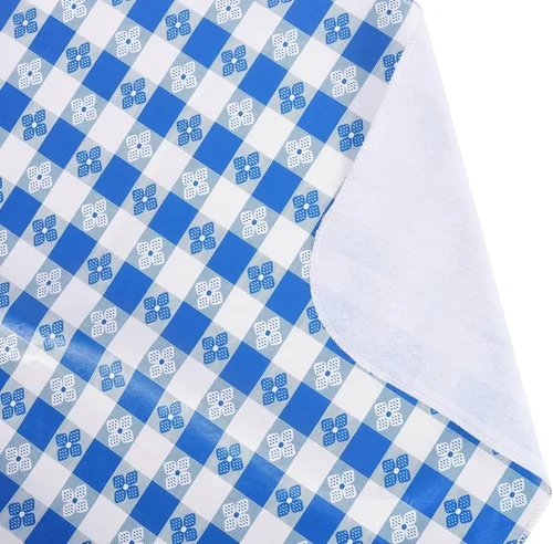 Miniatura 4 de Yourtablecloth - Mantel de vinilo a cuadros, con parte trasera de franela, para restaurantes, picnics, bistró, comedor interior y exterior Rojo