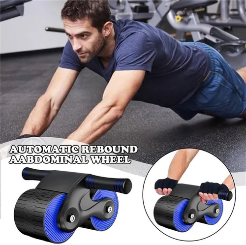 Miniatura 8 de Abdominales Dieta Músculos Abdominales Fitness Rueda Ab Slide Entrenamiento Rebote Automático Rueda Abdominal Rueda Para