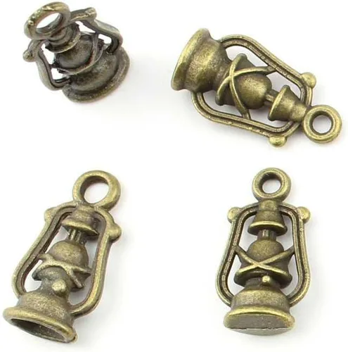 20 piezas anti-latón moda joyería fabricación encantos 1682 linterna venta al por mayor suministros colgante artesanía DIY aleaciones vintage collar