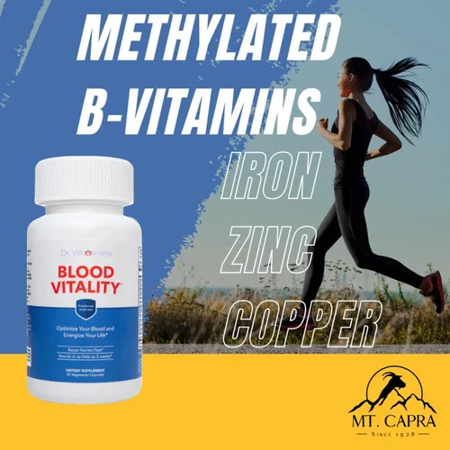 Miniatura 4 de Dr. Wholeness Blood Vitality Suplemento diario de hierro/multivitamínico Aumenta la ferritina y la energía, suplemento de hierro más eficaz