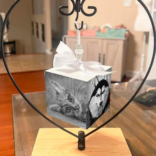 Miniatura 6 de 20 paquetes de bloques de madera para manualidades, bloques de madera de pino de 2.36 pulgadas, bloques de madera de 6 x 6 x 6 cm para pintar