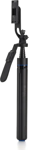Miniatura 9 de Benro Mini trípode y palo selfie con control remoto Bluetooth para teléfonos inteligentes (negro) (BK70)