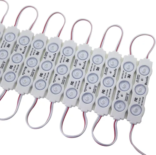 Miniatura 7 de 2 paquetes de conectores de cable de 2 pines con enchufe para 110 V 2835 3 módulo LED luces blancas para letreros publicitarios de letreros