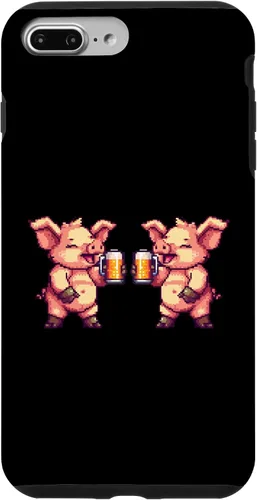 Miniatura 10 de iPhone 12 mini Pig Beer Party Team Comic Gamer Crew Case