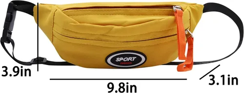 Miniatura 3 de Suillty Riñonera para niños, cangurera pequeña para niños y niñas, bolsa de pecho ligera con hebilla de moda para niños, deportes al aire libre