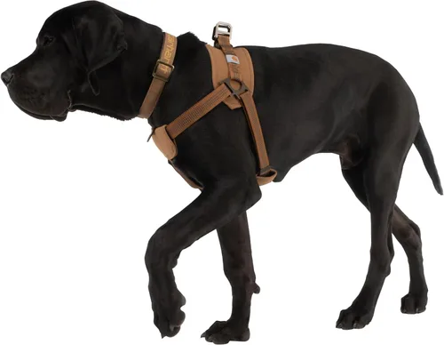 Miniatura 4 de Carhartt - Arnés de nailon para perro cómodo de entrenamiento, arnés de entrenamiento resistente con correa totalmente ajustable sin asfixia con dos