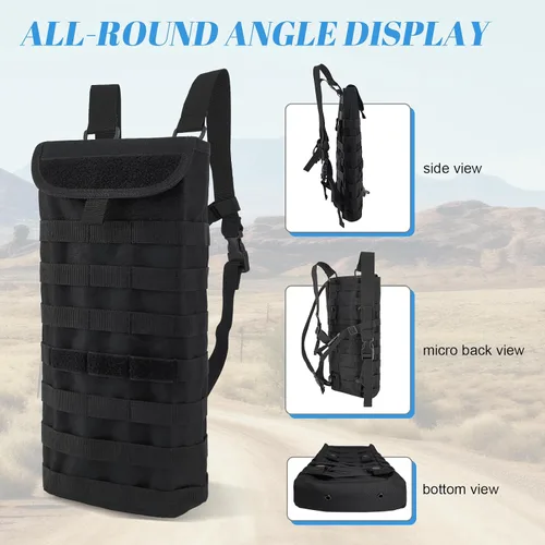 Miniatura 4 de Tactical MOLLE Hydration Pack Carrier Backpack with 3L Water Bladder for Outdoor Sports