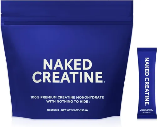 Miniatura 12 de NAKED Sobres de Creatina Monohidrato de Limón Lima Micronizada Pura, Vegano, Sin OGM, Sin Gluten, Sin Soja. Ayuda a las Ganancias de Fuerza, Sin