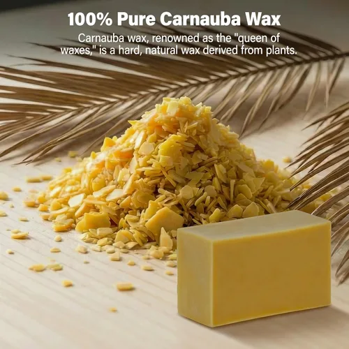 Miniatura 3 de Cera de carnauba para madera, barra de cera dura de carnauba pura, para rueda de pulido rotativa y pulido de alto brillo, 3.5 x 2 x 1.4 pulgadas