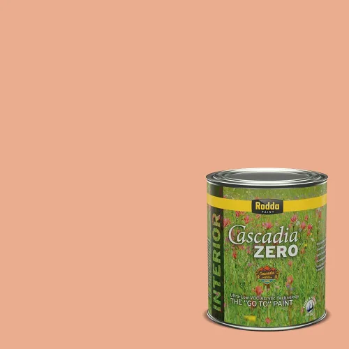 Miniatura 183 de Rodda Paint CASCADIA ZERO - Pintura plana e imprimación para interiores en uno, cuarto de galón, crema de ballet