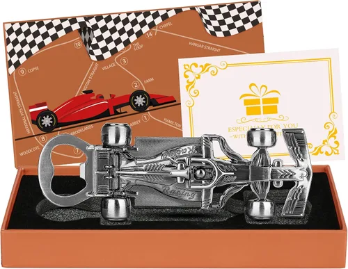 Miniatura 8 de Regalos de autos de carreras para hombres y mujeres, abrebotellas de coche de carreras, regalos únicos de carreras para hombres, él, papá, novio