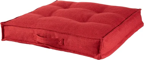 Miniatura 9 de Almohada cuadrada copetuda con funda extraíble, negro, grande (40 pulgadas)