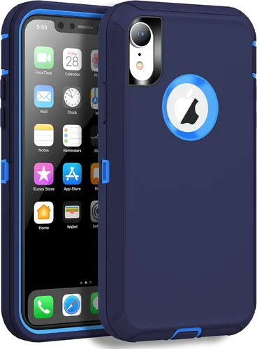 Miniatura 16 de MXX Compatible con iPhone XR, 3 capas súper protectoras, cuerpo resistente, resistente, a prueba de golpes y polvo, diseñada para Apple Xr funda
