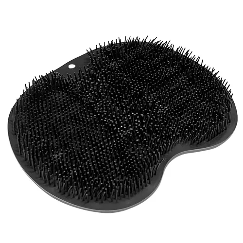 Tapete de Limpieza de Pies para Ducha, Lavador de Espalda, Almohadilla de Baño Exfoliante para la Espalda, Montaje en Pared, Copas Antideslizantes