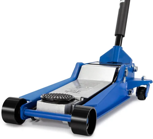 Miniatura 9 de Gato de piso resistente de 2 toneladas, rango de elevación de 5-1/8" a 13", gato hidráulico de bajo perfil para carro de servicio, capacidad de 4400