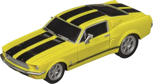 Carrera 64212 Ford Mustang '67 - Amarillo 1:43 Escala Analógica Ranura Coche Carreras Vehículo GO Slot Car Toy Race Track Sets