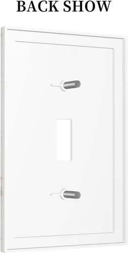 Miniatura 323 de Placa de Interruptor de Luz Azul de 1 Gang, Placa de Pared Decorativa de Palanca Individual, Cubierta de Placa de Pared de Palanca, Placa Frontal