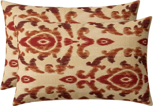 Miniatura 10 de RSH DECOR: Sunbrella - Juego de 4 almohadas lumbares, 20 x 12 pulgadas, tela de rendimiento resistente al agua y a la decoloración, fundas