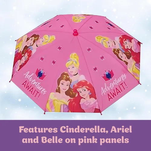 Miniatura 17 de Disney Paraguas para niños, Frozen/Princesa/Minnie Mouse para niños pequeños y niñas de 3 a 6 años
