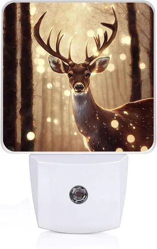 Miniatura 12 de Luz nocturna de dinosaurio, lámpara nocturna de pared enchufable con sensor de atardecer a amanecer, lámpara LED de 0.5 W de eficiencia energética