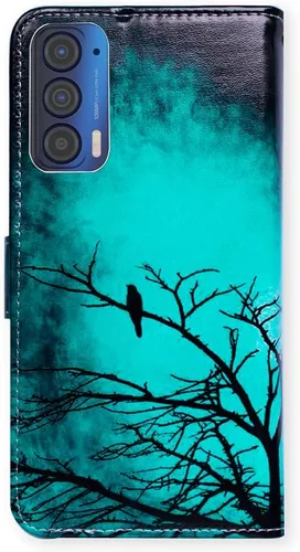 Miniatura 7 de Bcov Funda para Motorola Edge 2021, funda de piel con tapa para teléfono móvil con ranura para tarjeta y soporte para Motorola Moto Edge 2021