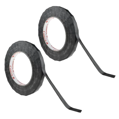 Miniatura 13 de HAHIYO 3 rollos de cinta floral de 0.5 pulgadas de ancho en verde oscuro - 270 pies/90 yardas en total, cinta de papel impermeable para floristería