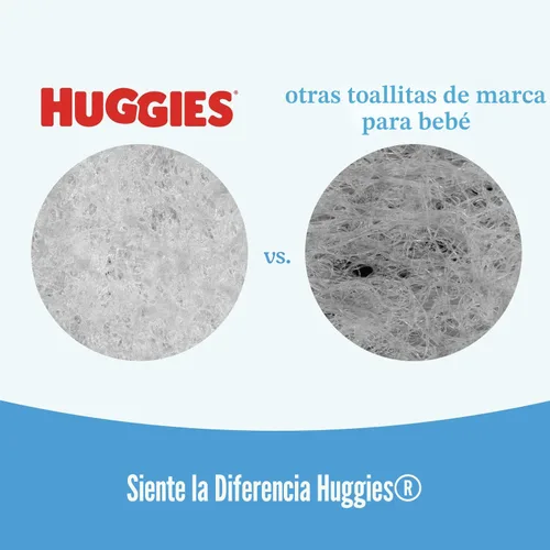 Miniatura 5 de Toallitas Natural Care de Huggies para bebé con pepino, aloe y vitamina E, hipoalergénicas, perfumadas, 10 paquetes de tapa abatible