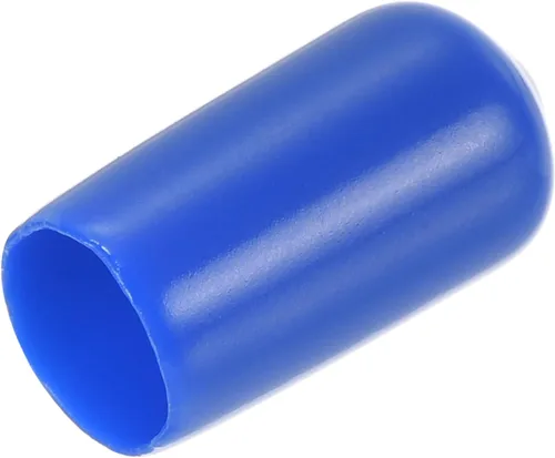 Miniatura 125 de uxcell 25 tapas de goma de 0.787 in de vinilo de identificación redonda tapa tapa de rosca de tornillo protectores negro