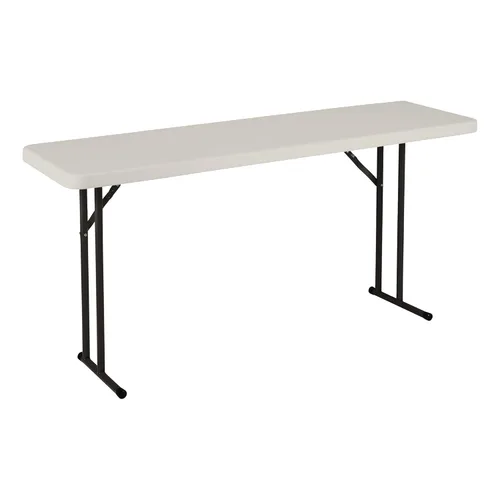 Miniatura 16 de Norwood Commercial Furniture Mesa de entrenamiento plegable para interiores y exteriores, de 5 pies, rectangular, de plástico moldeado por soplado
