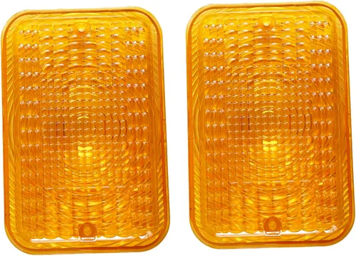 BLUESUNSOLAR 2X Lente Ámbar LVU18745 Luz Trasera de Repuesto para Tractor John Deere 1023E 1025R 1026R 2025R 2027R 2032R 2038R 2305 2320 2520 2720