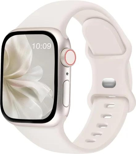 Miniatura 19 de Correas deportivas compatibles con Apple Watch de 38mm 40mm 41mm 42mm 44mm 45mm 46mm 49mm, p/mujer y hombre, correa de silicona para iWatch Series