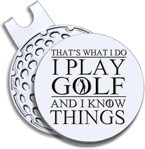 Miniatura 19 de Men Golf Ball Marker with Magnetic Hat Clip, Funny Golf Accessories Gifts for Men, Novelty Birthday Gifts for Male Golfer Fan